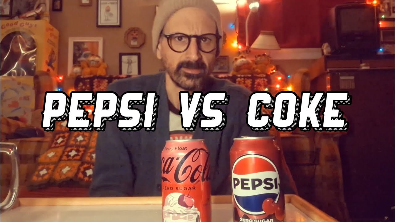 Wild Cherry and Cream Pepsi vs Cherry Float Coca-Cola 