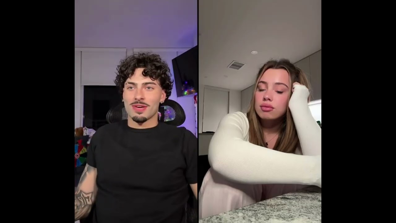 Braeden & Lanah Full Most Recent TikTok Live pt.1