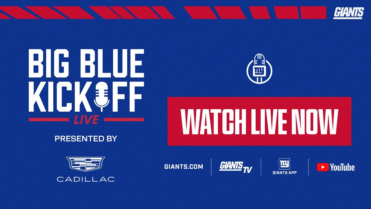 🔴 LIVE: Big Blue Kickoff Live | Draft Reaction and Day Two Preview | New York Giants