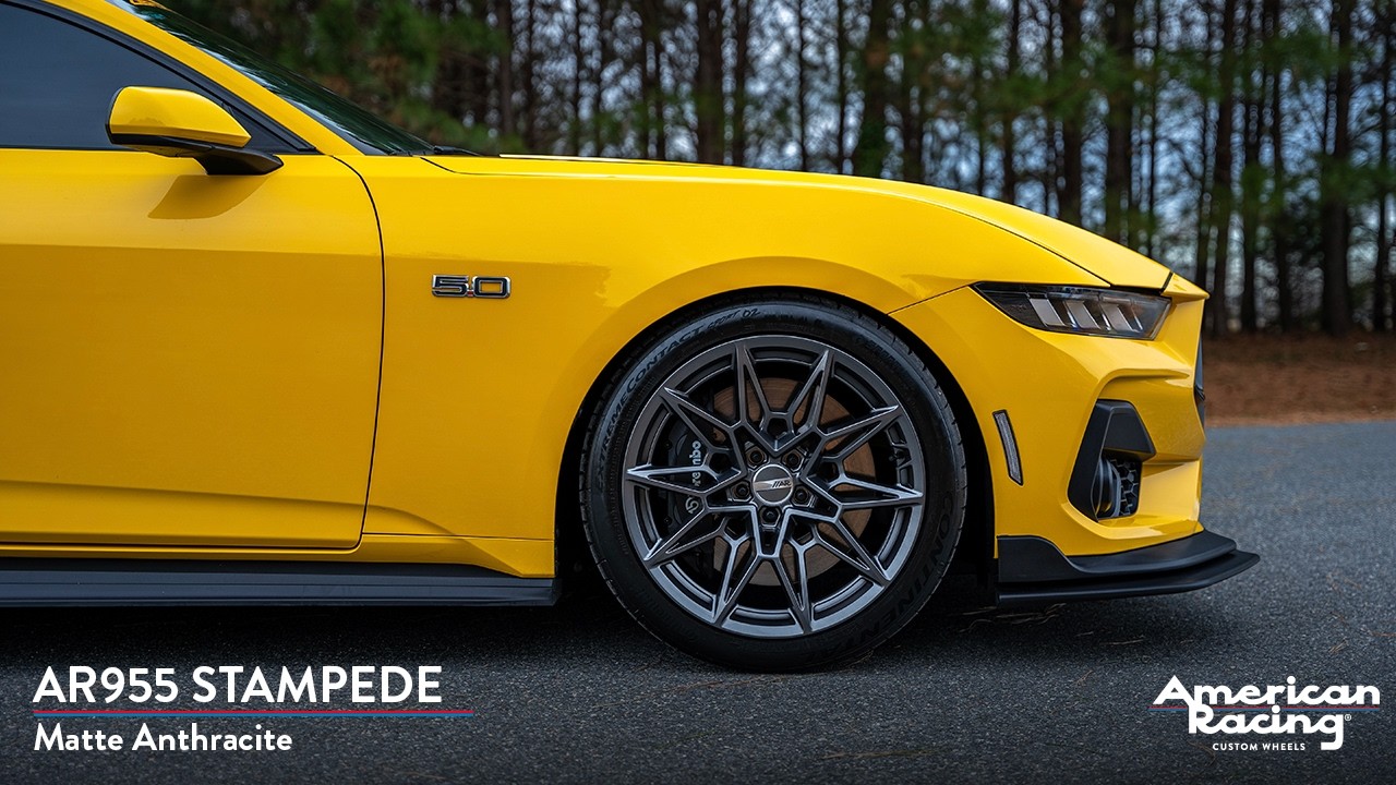 American Racing AR955 Stampede | Matte Anthracite | 20x10 // 20x11 | Ford Mustang #ford #mustang