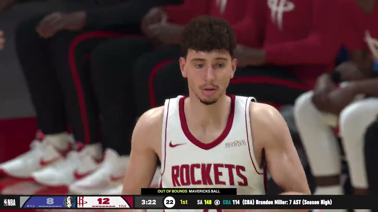 NBA 2K26 Gameplay: Dallas Mavericks vs Houston Rockets - (Xbox Series X) [4K60FPS]