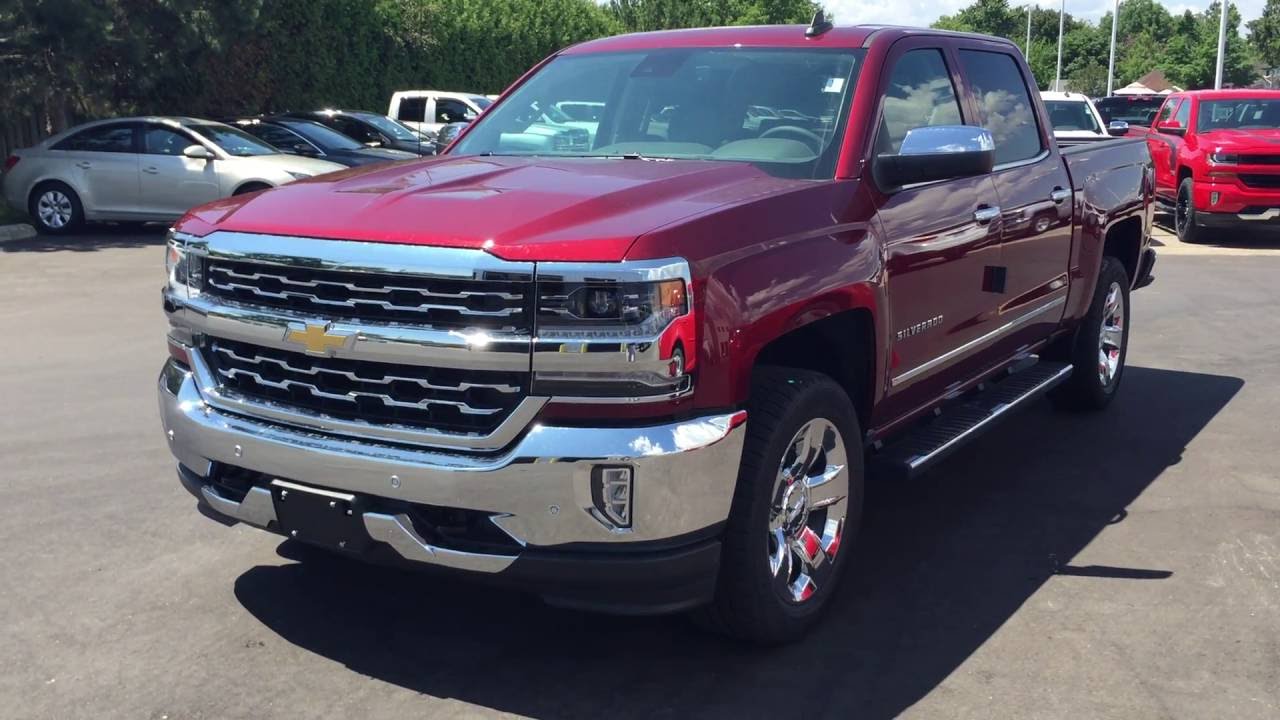 Автомобиль продан! Chevrolet Silverado 1500 Crew Cab LTZ 2016 года выпуска, цвет Siren Red Tintco...
