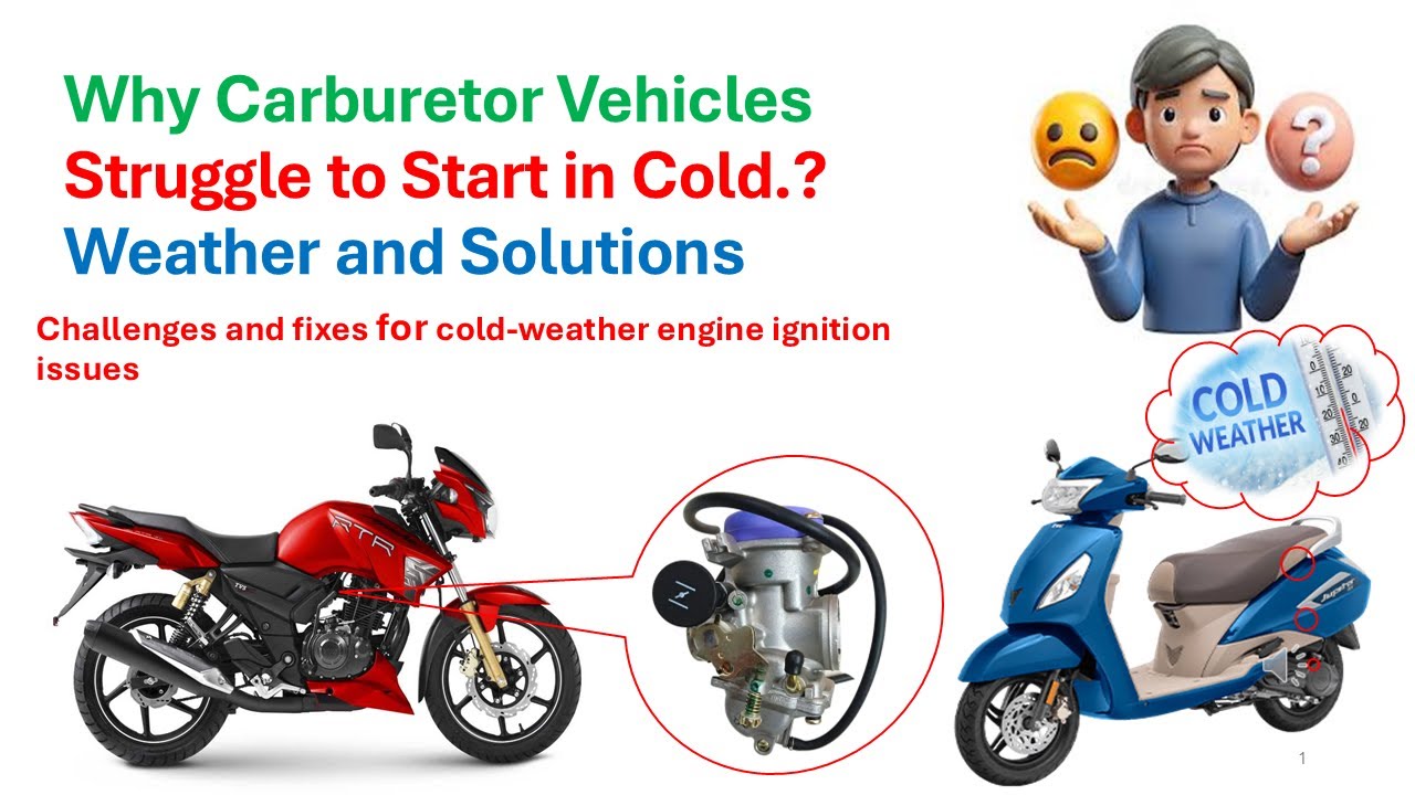 15 Tips To Solve Cold Engine Start Problem In Bike/Scooter | Why Bike Not Starting In Winter Morning