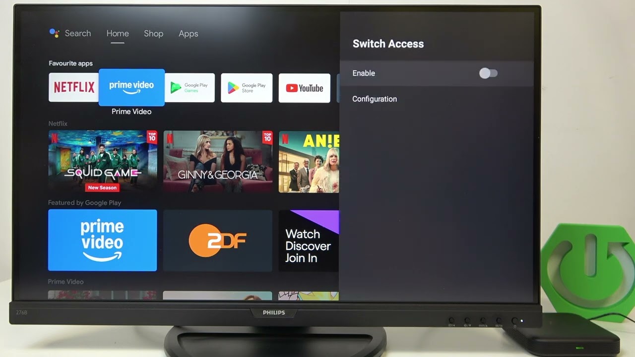 ZTE Android TV Box &ndash; How to Enable or Disable Switch Access