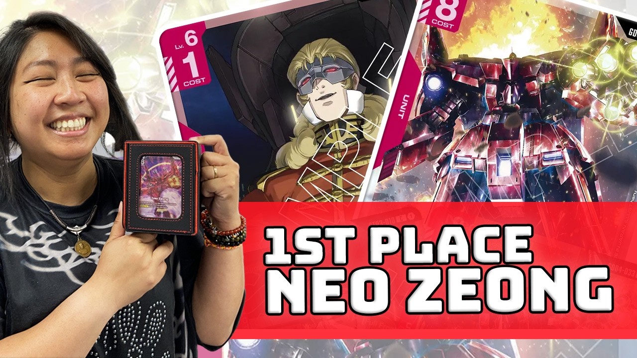 1. MIEJSCE NEO ZEONG ZWYCIĘŻA! Gundam Card Game GD04