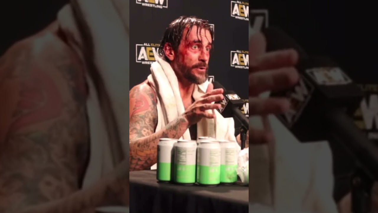 CM PUNK RANT AT AEW ALL OUT MEDIA SCRUM🤯#prowrestling