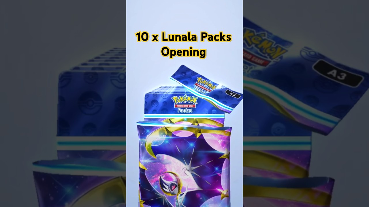 ✨🛡️ 10 x Celestian Guardians Lunala Packs 🌙 | 📦 Pok&eacute;mon TCG Pocket Opening 🎴🔥