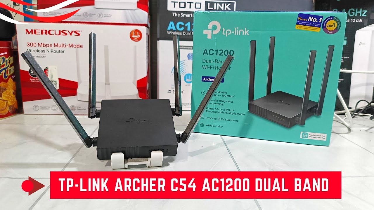 Review Tp-Link Archer C54 Ac1200 Dual Band Wifi Router Murah Jangkauan Jauh