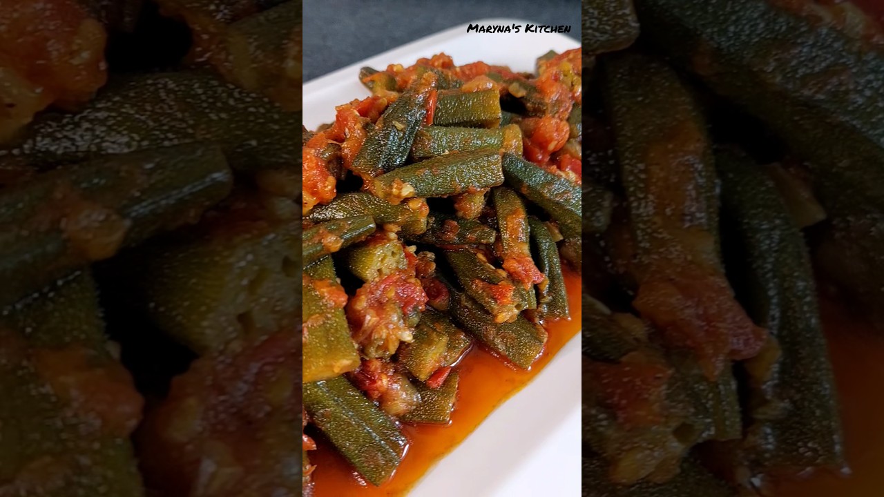 Wie kocht man Okra? Afghanische Okra/Bamiya / Как приготовить бамию/окру? / Bamiya afghani #okra