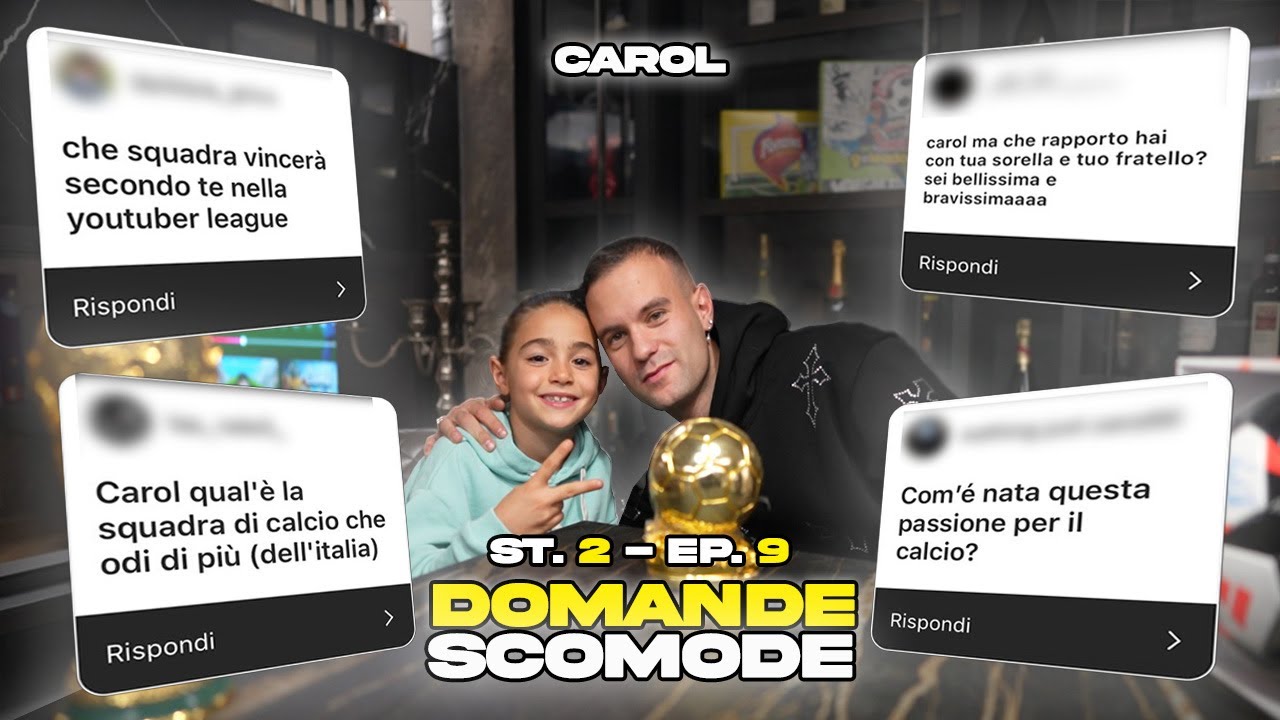 “Ho pi**hiato mia sorella per giocare a fifa🤣”  CAROL RISPONDE SINCERAMENTE ALLE VOSTRE DOMANDE!😱