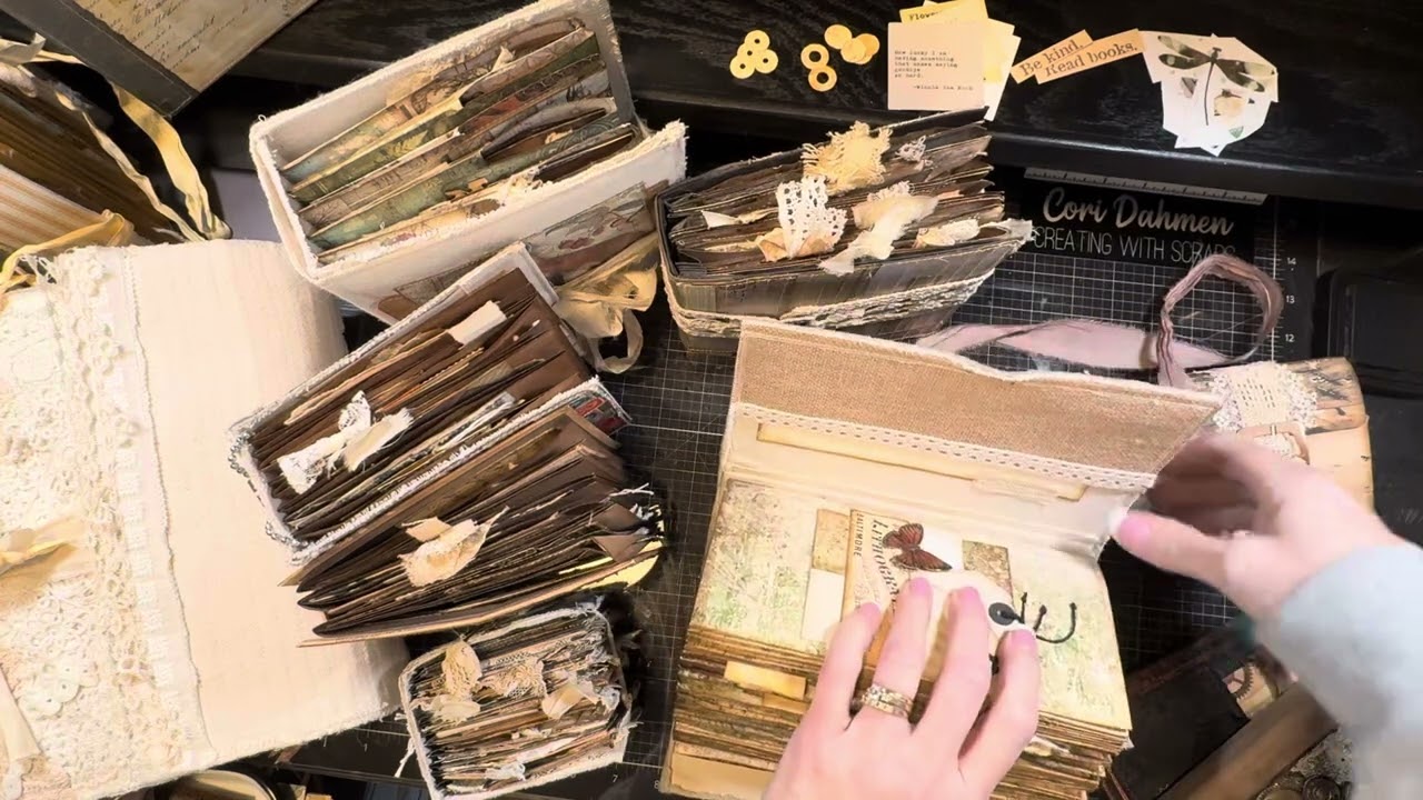 Making a Junk Journal start-to-finish: selecting a spine