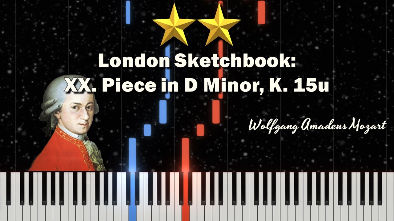 Mozart's Piece in D Minor, K. 15u (London Sketchbook) [MIDI Tutorial]