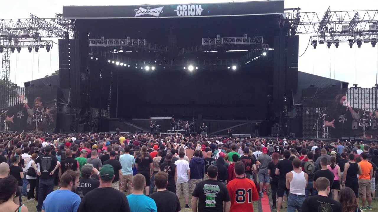 ALL SHALL PERISH -The Past Will Haunt Us Both Live Ft.  Kirk Hammet intro!
