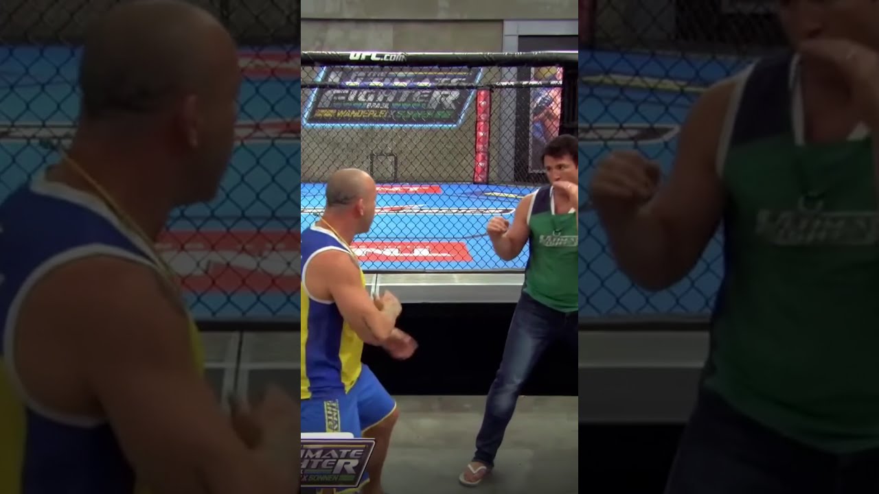 Wanderlei Silva e Chael Sonnen em confus&atilde;o no TUF