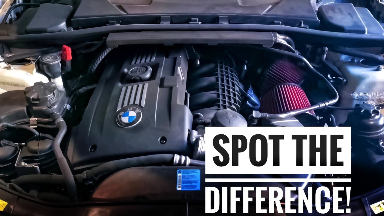 E92 M3 Cowl Cover and Strut Brace on the 335i | The Carbon Connection