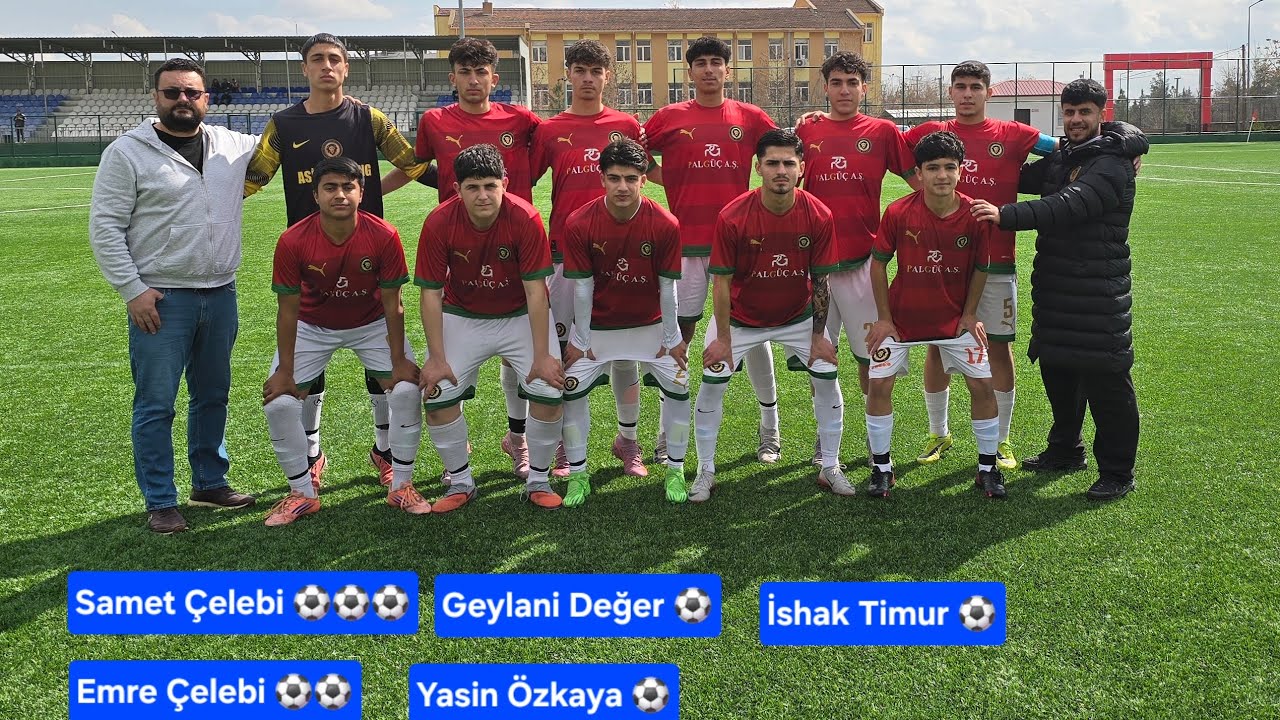 U18 ligi 4.maç 2.devre, Bismil Ova Yıldızları 8-0 Diyartepespor 