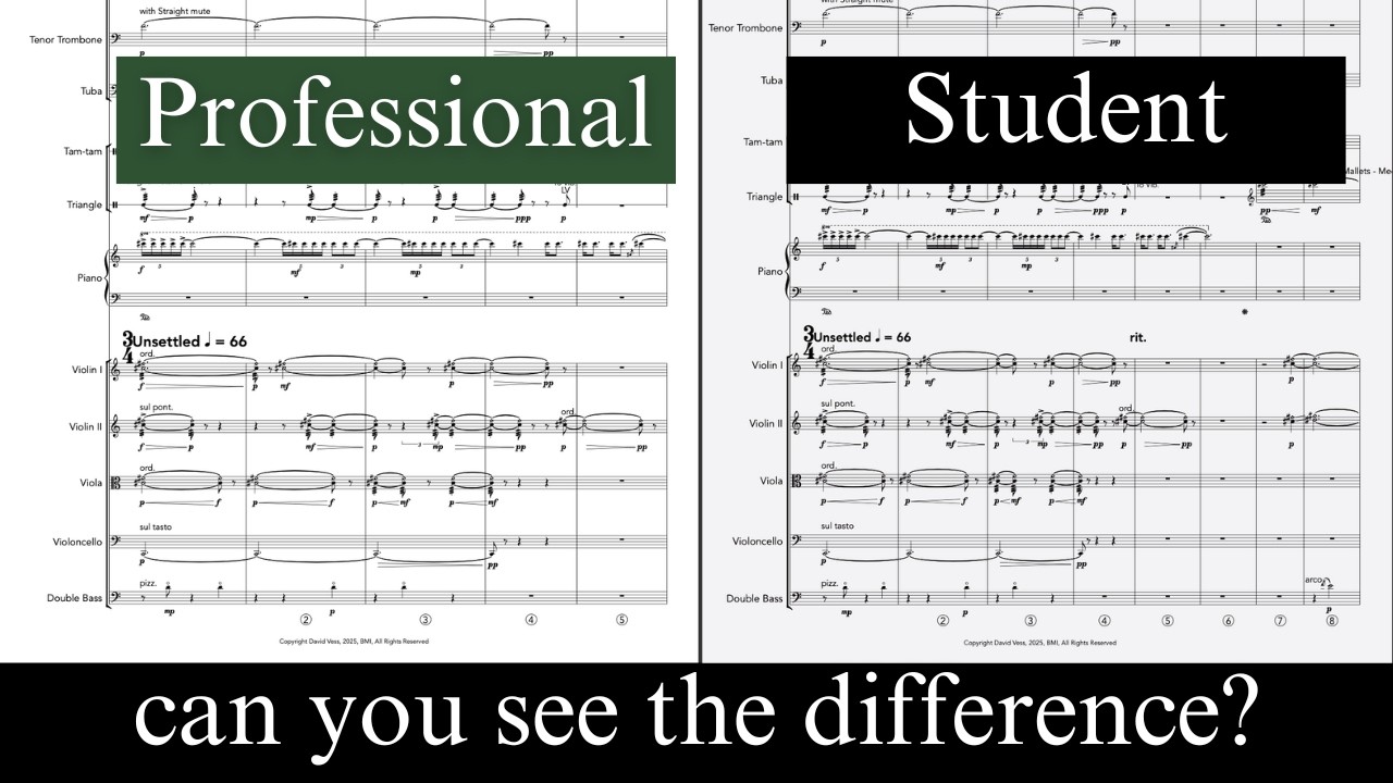 How to Format Your Large Ensemble Score
