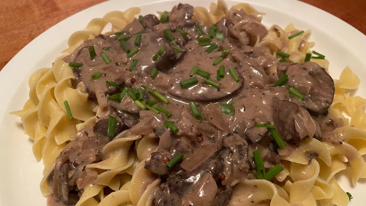 SMOKED VENISON STROGANOFF!!!