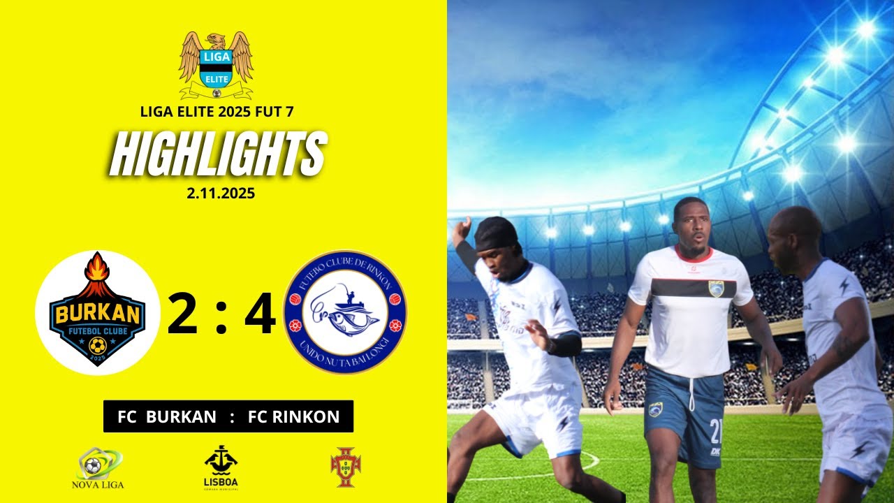 Liga ELITE     Highlights    Fc Burkan  2 : 4  Fc Rinkon  02.11.2025