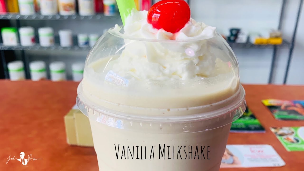 The BEST Vanilla Protein Milk Shake Made With Herbalife Nutrition