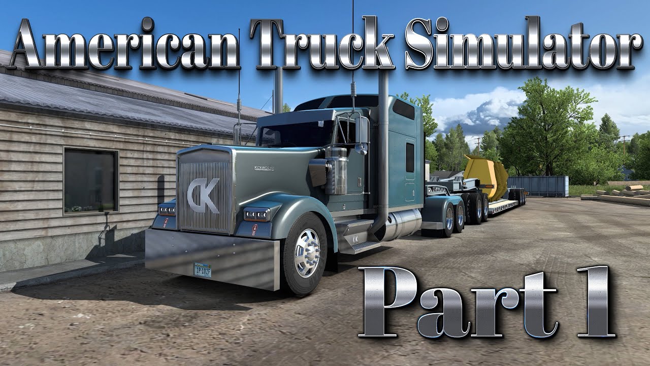 American Truck Simulator Jon Ruda W900 Zeemods DD60 14L - part 1