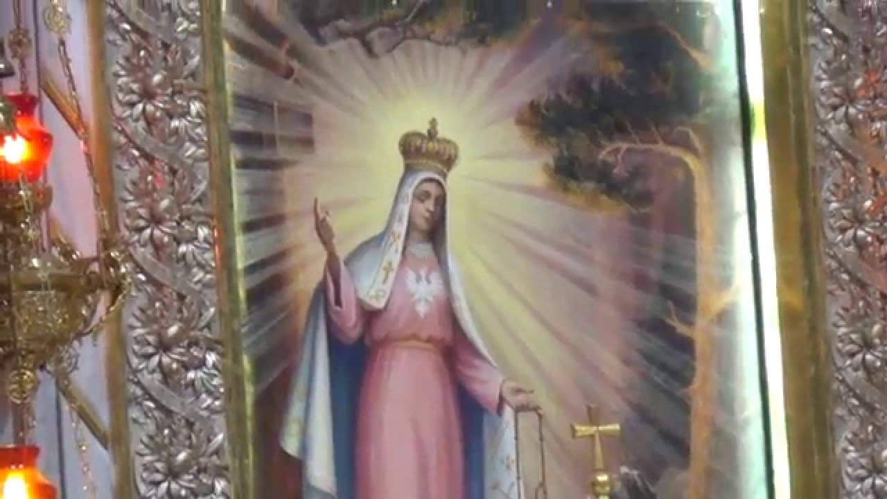Nocna Piesza Pielgrzymka do Lichenia XII 2015 - Odsłonięcie obrazu Matki Bożej Licheńskiej