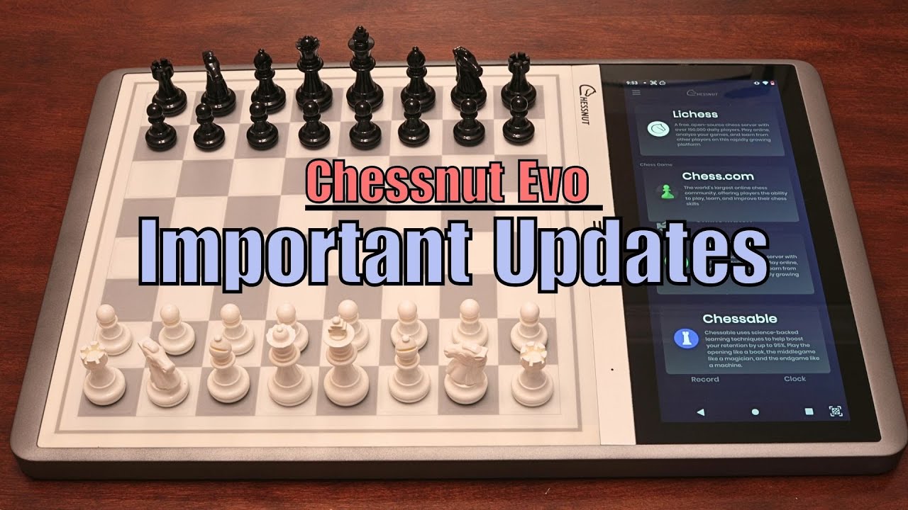 Chessnut Evo — важные обновления и новые приложения