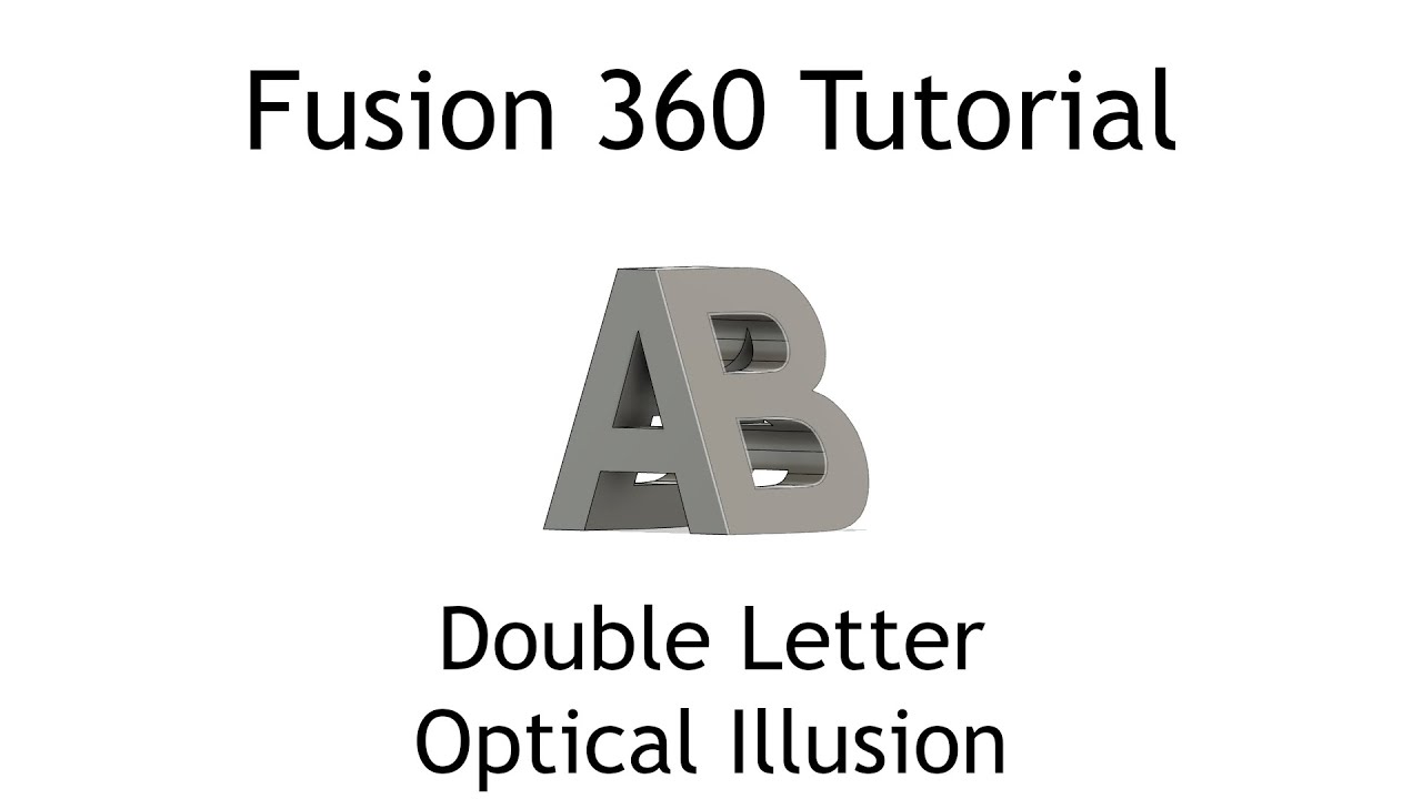 How To Design Anamorphic Text for 3D Print - Optical Illusion - Fusion 360 Tutorial