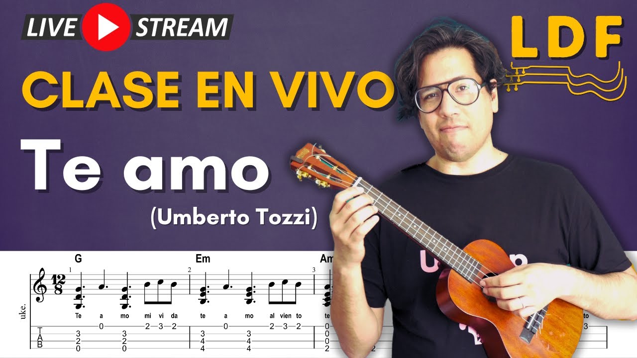 Lunes de Fingerstyle - Te amo (Umberto Tozzi) | Lección en vivo