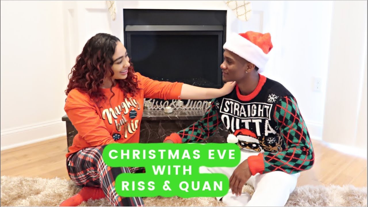 CHRISTMAS EVE WITH RISS AND QUAN! |VLOGMAS DAY 24