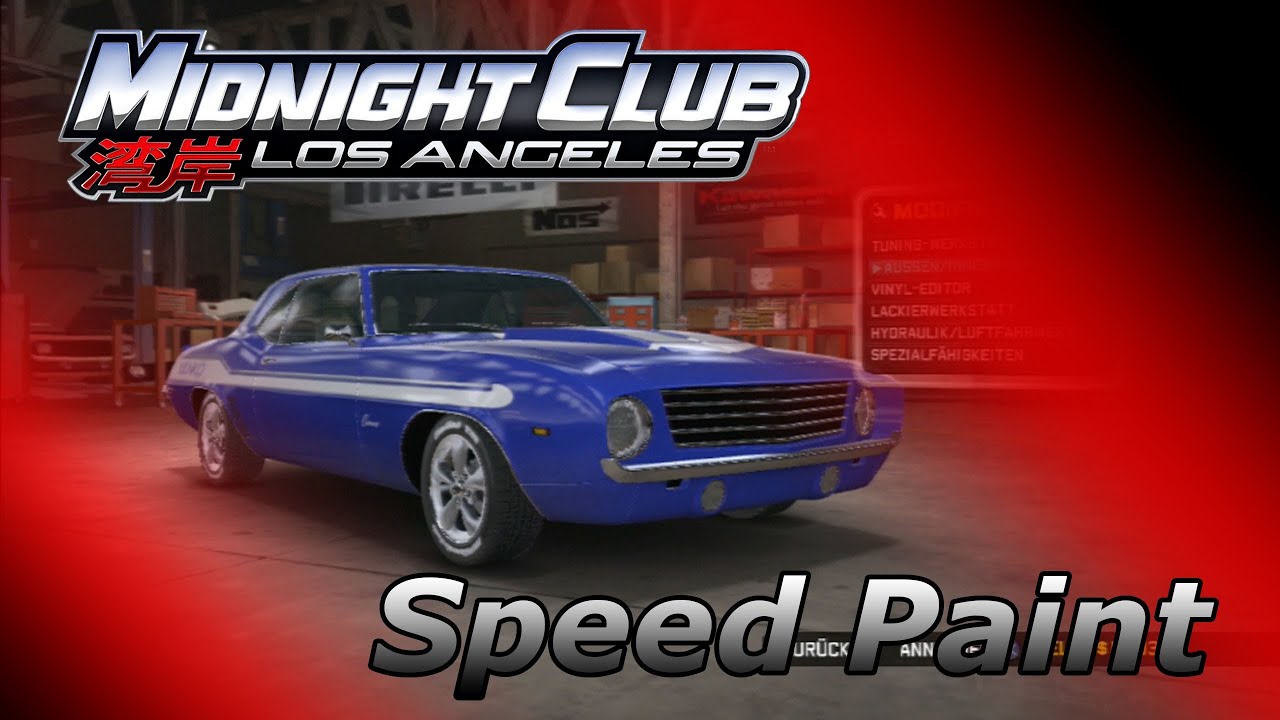 Midnight Club Los Angeles - Chevrolet Camaro SS Speed Paint