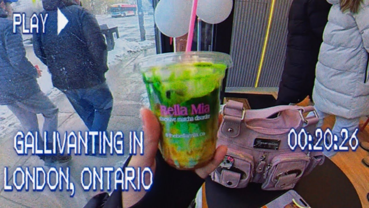 1 DAY IN LONDON, ONTARIO ⸜(｡˃ ᵕ ˂)⸝💿 ✮ (First Video, Exploring Downtown, Shopping Haul, etc.)