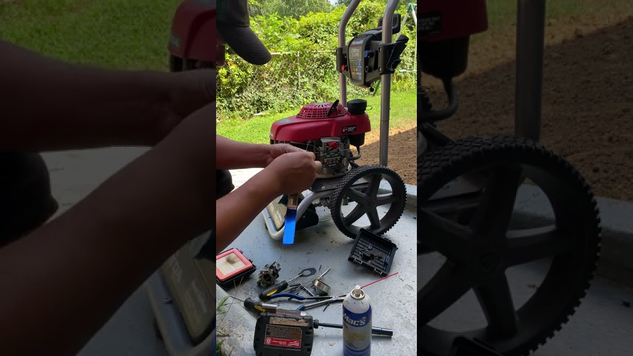 Power washer￼ ￼ enciende y se apaga￼