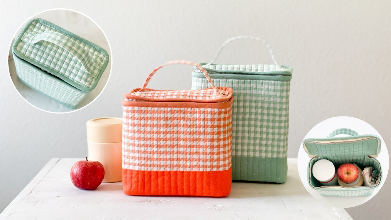 How to sew a Insulated Lunch Bag  | Stylish Lunch Bag for all ages | DIY Sewing