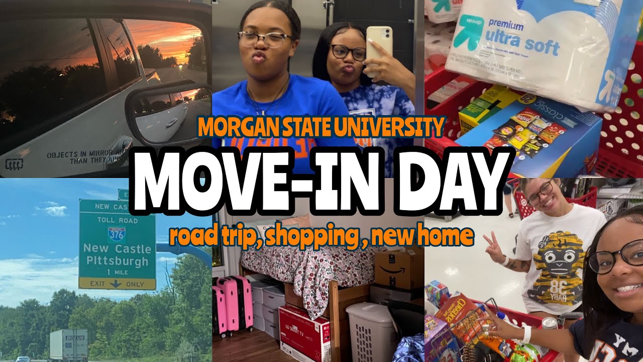 Move in day at college (Morgan State University) part 1