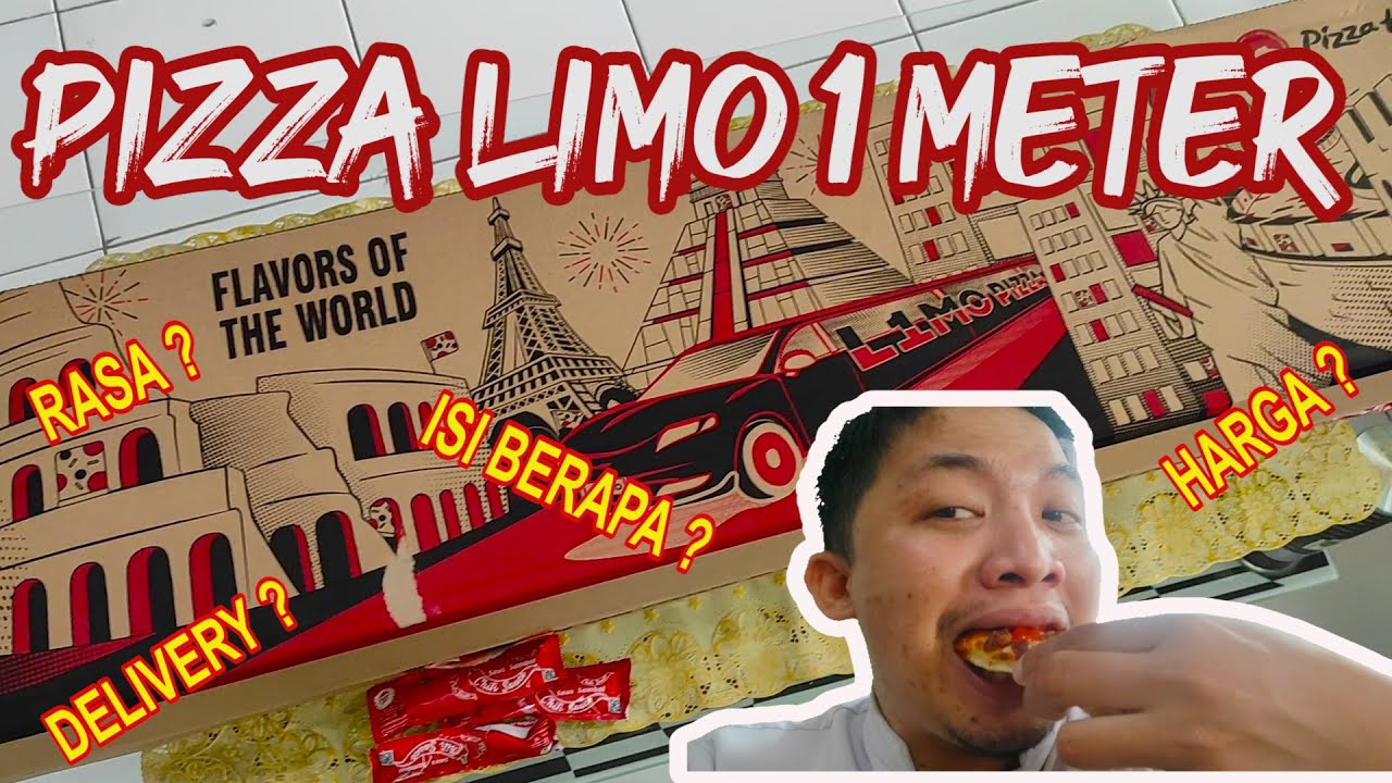 Pizza Limo 1 Meter, Harga ? varian rasa ? isi berapa pcs?
