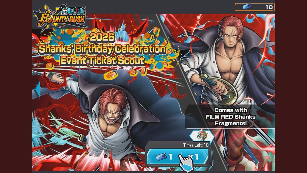Открываем Рыжие билеты! | Shanks' Birthday Celebration Event Ticket | One Piece: Bounty Rush | OPBR