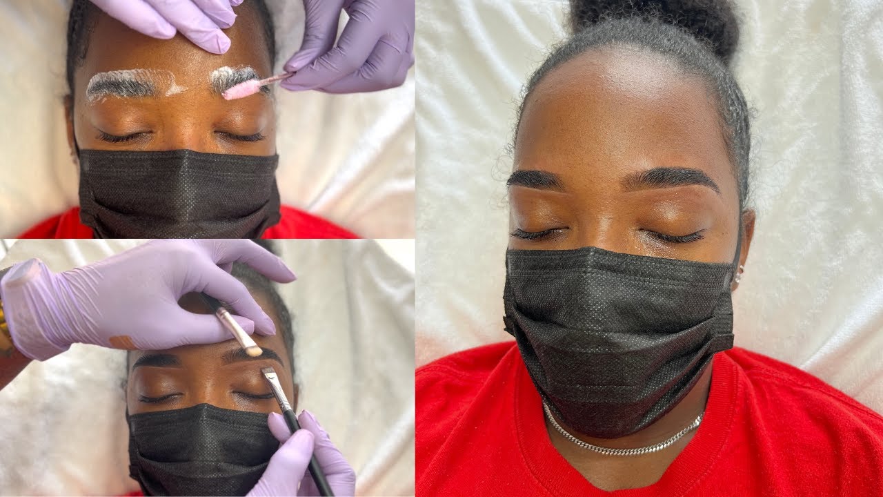Step By Step Brow Henna Stain + Soft Wax Shaping