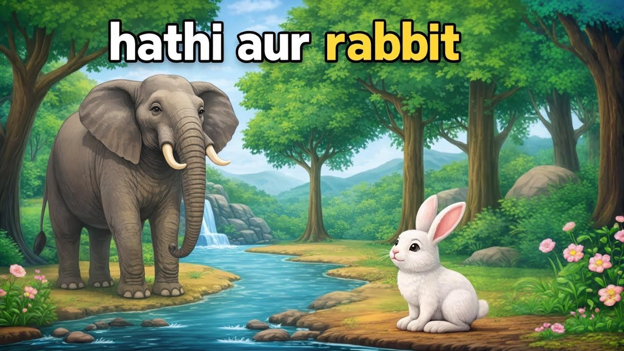 घमंडी हाथी और समझदार खरगोश | Moral Story in Hindi