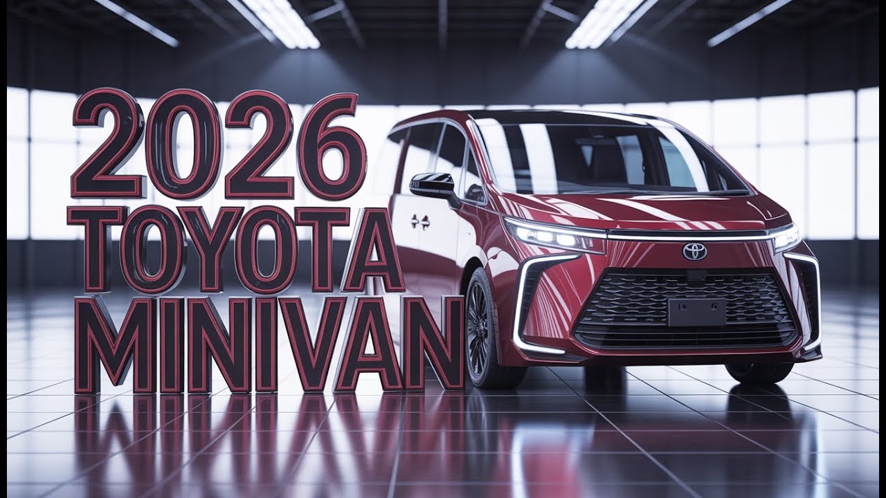 2026 Toyota Minivan SHOCKS the World 😱 Luxury Interior, Hybrid Power & INSANE Tech!