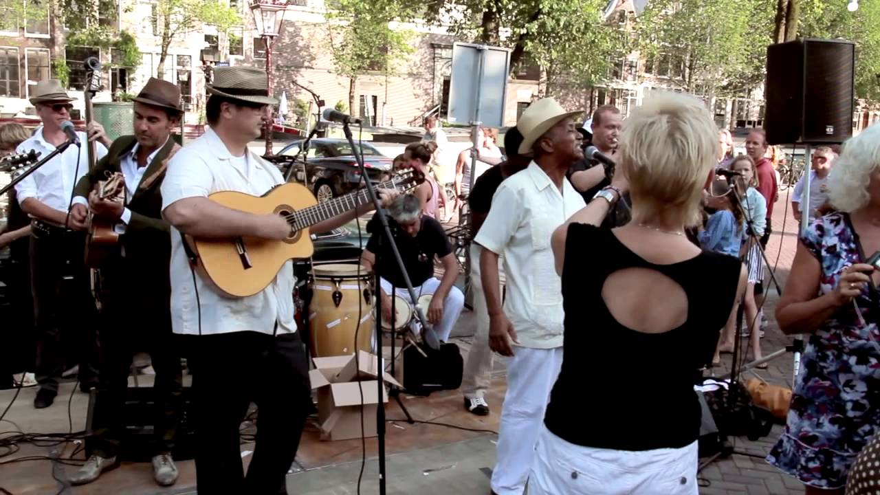 Septeto Trio los Dos, Noordermarkt, Amsterdam, 2013 07 003