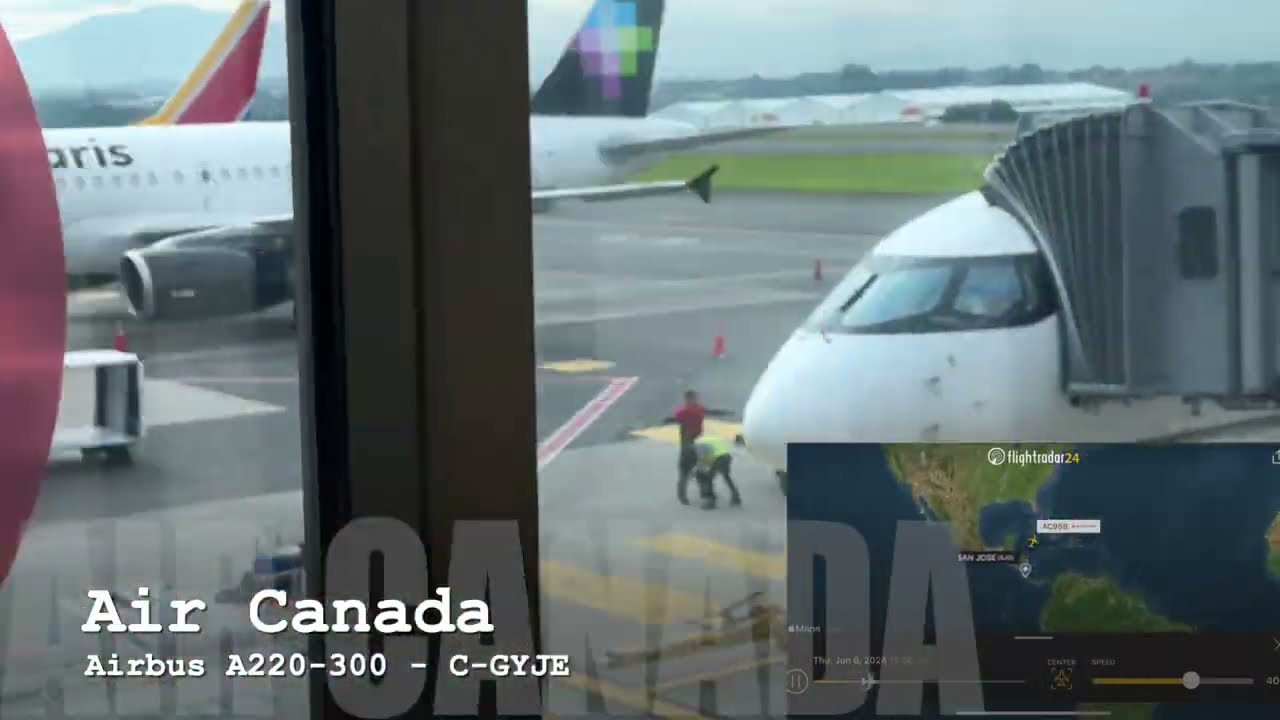 **TRIP REPORT 32** | Air Canada | Airbus A220-300 - C-GJYE | San Jose to Montreal YUL