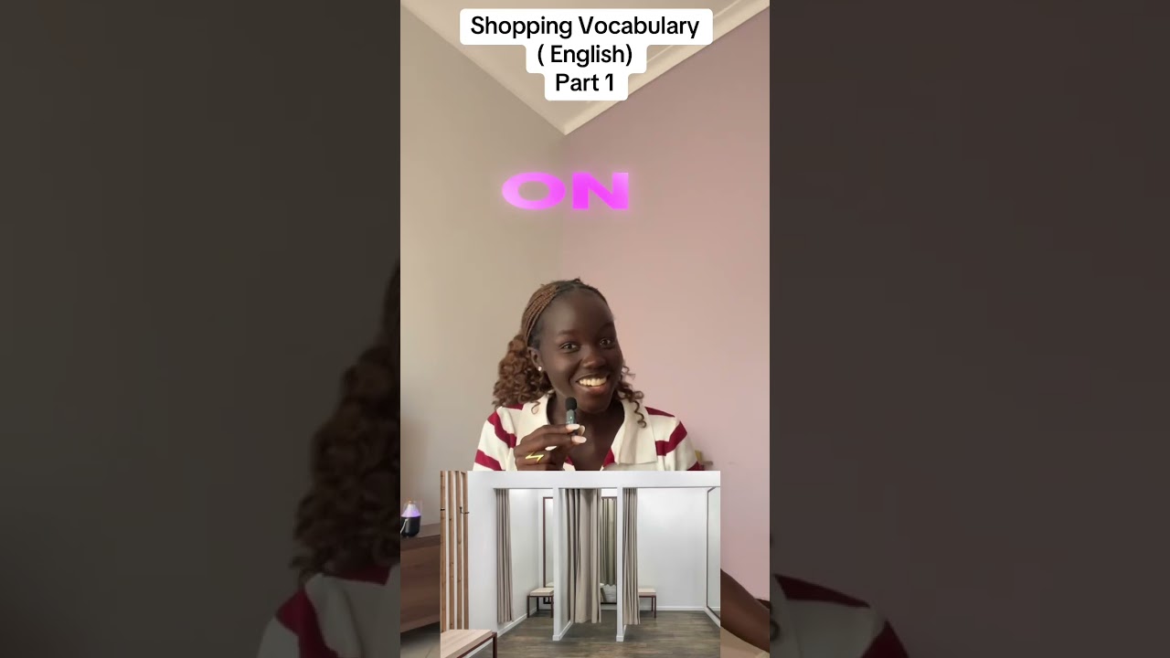English Shopping Vocabulary 