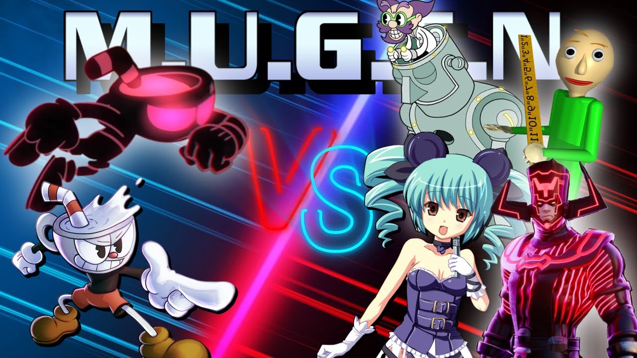 Cuphead & Cuphead FNF VS Team Calvawash (Turns) - Mugen Battle