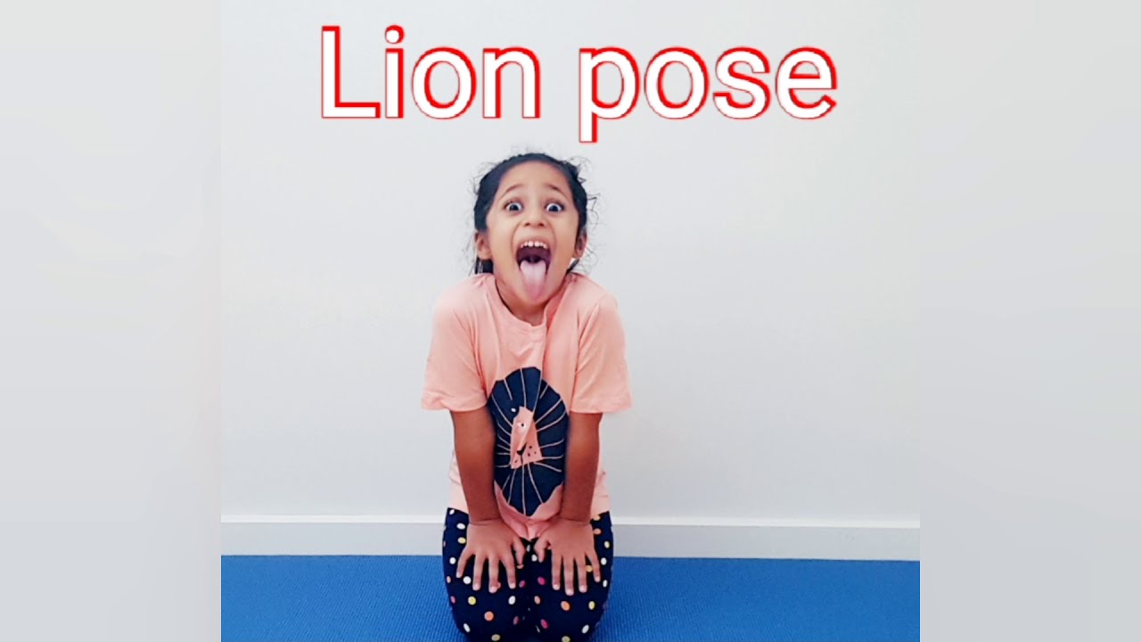 Lion pose| Yoga with Claire