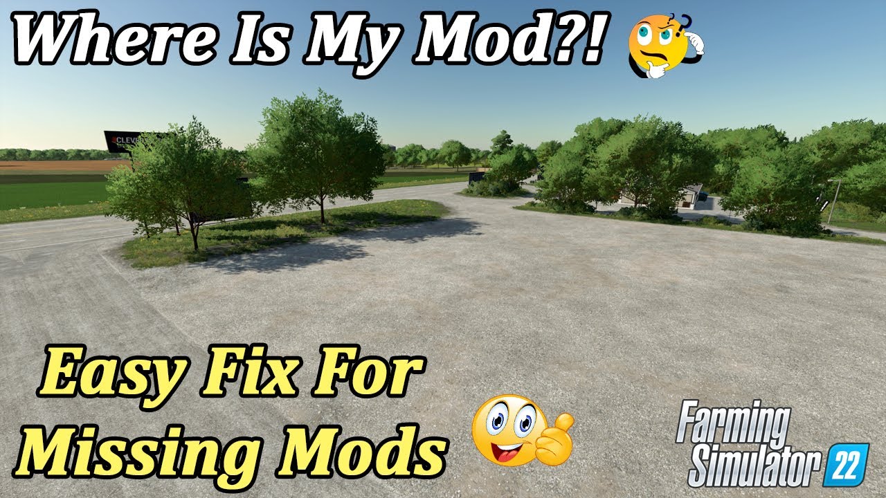 Missing Mods | Where Is My Mod? Easy Fix | Farming Simulator 22