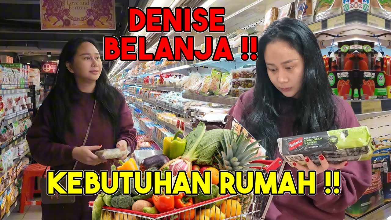 DENISE BELANJA KEBUTUHAN DAPUR !!??