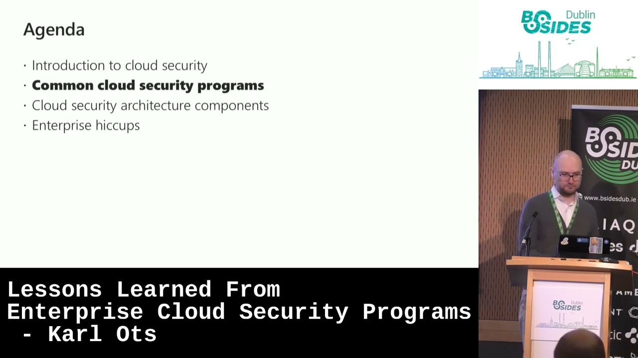 Lessons Learned From Enterprise Cloud Security Programs by Karl Ots