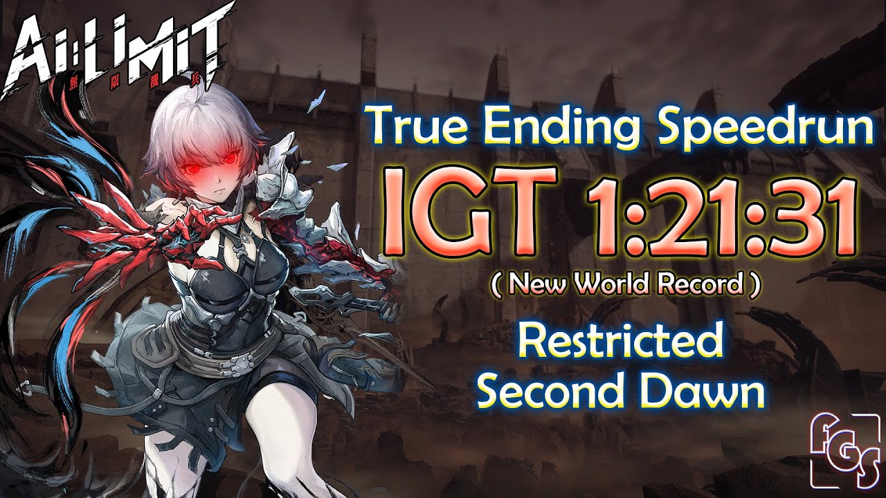 Ai Limit Restricted True Ending Speedrun IGT 1:21:31 (No Death / Second Dawn)