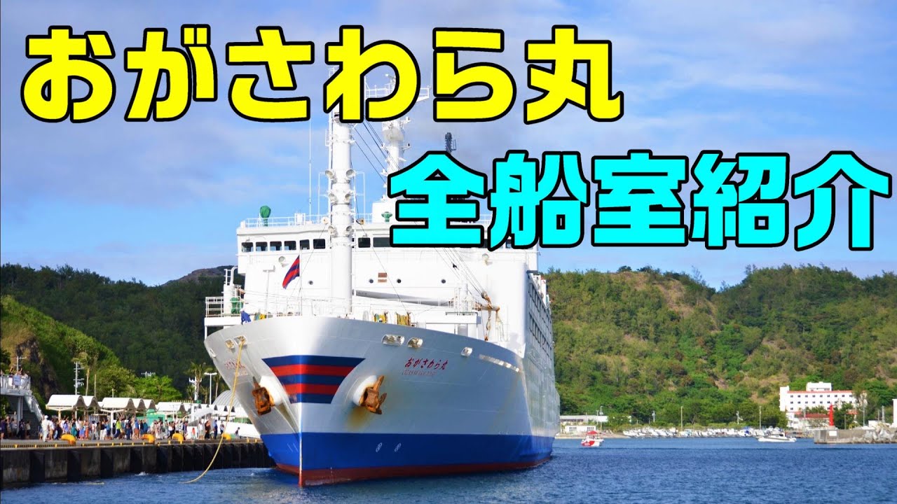 【完全版】おがさわら丸の全船室を徹底紹介！